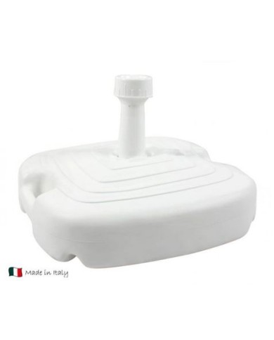 BASE SOMBRILLA CUADRADA BLANCA 45X45X27 CONTINENTAL