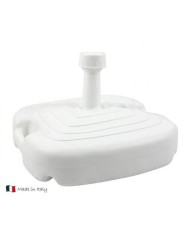 BASE SOMBRILLA CUADRADA BLANCA 45X45X27 CONTINENTAL