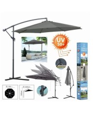 SOMBRILLA EXCENTRICA ANTRACITA 300CM