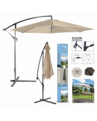 SOMBRILLA PARASOL 300CM BEIGE URBAN LIVING