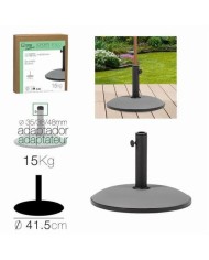 SOPORTE PARA SOMBRILLA CEMENTO GRIS 41CM