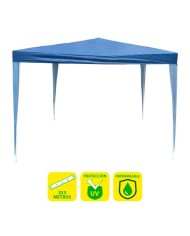 CARPA ACERO RAFIA 3X3 METROS AZUL OSCURO SUNGARDEN