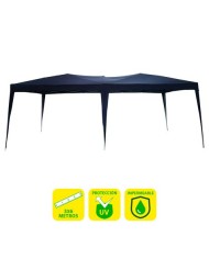 CARPA PLEGABLE ACERO 3X6 METROS AZUL OSCURO SUNGARDEN