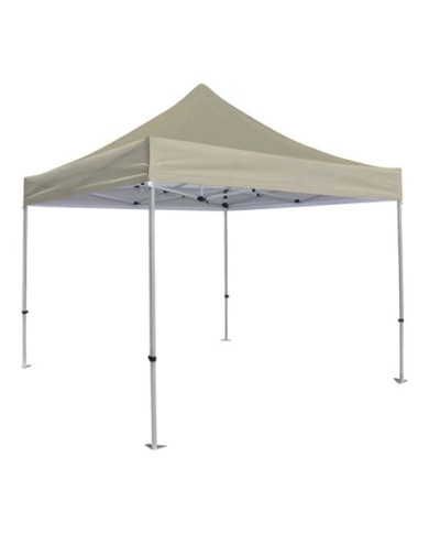 CARPA PLEGABLE ALUMINIO 3X3 METROS 300GRS BEIGE SUNGARDEN