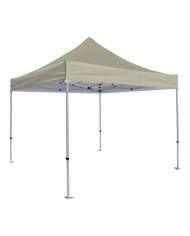 CARPA PLEGABLE ALUMINIO 3X3 METROS 300GRS BEIGE SUNGARDEN