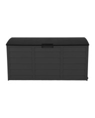 BAÚL RESINA 290 LITROS 112X49X54CM GRIS OSCURO SUNGARDEN