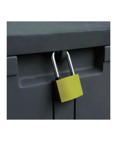 BAUL RESINA GRIS 270LITROS 117X45.5X57CM