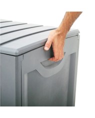 BAUL RESINA GRIS 340LITROS 57X118X53CM