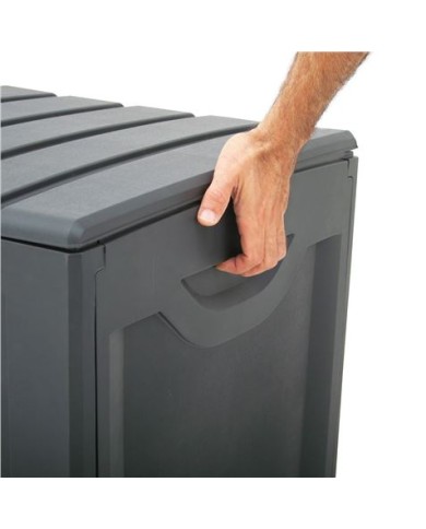 BAUL RESINA NEGRO 340LITROS 57X118X53CM