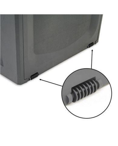 BAUL RESINA NEGRO 340LITROS 57X118X53CM