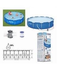 PISCINA + BOMBA FILTRO 305CM DIÁMETRO X H76CM BESTWAY