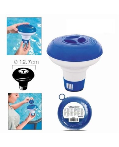 DISPENSADOR DE CLORO FLOTANTE DIÁMETRO 12.7CM BESTWAY