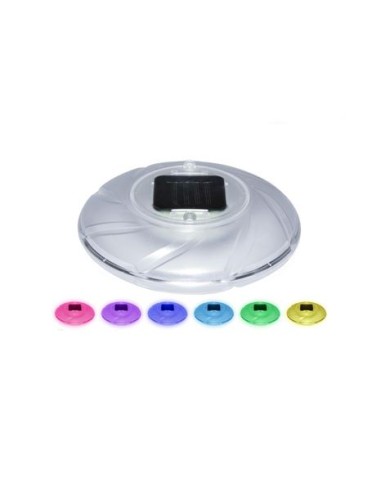 LUZ SOLAR RGB FLOTANTE 18CM PARA PISCINAS BESTWAY