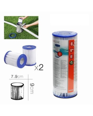 REPUESTO DE FILTRO PARA PISCINA X2 TIPO I BESTWAY