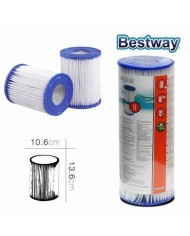 REPUESTO DE FILTRO PARA PISCINA X2 TIPO II BESTWAY