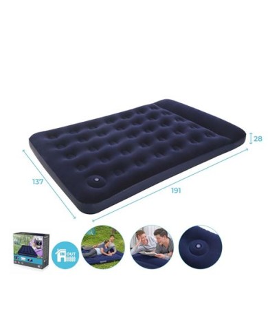 COLCHON CAMPING 191X137X28 2 PLAZAS BESTWAY