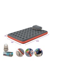 COLCHON CAMPING DOBLE ROLL & RELAX 203X152X28CM BESTWAY