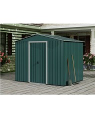 CASETA DE METAL | PUERTAS CORREDERAS 185.5X245X208CM (4.5M2) VERDE SUNGARDE