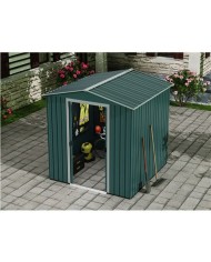 CASETA DE METAL | PUERTAS CORREDERAS 185X181X200CM (3.36M2) VERDE SUNGARDEN