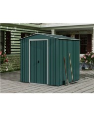 CASETA DE METAL | PUERTAS CORREDERAS 185X181X200CM (3.36M2) VERDE SUNGARDEN