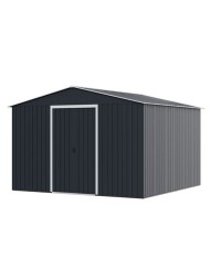 CASETA DE METAL | PUERTAS CORREDERAS 300X304.5X214.5CM (9.14M2) ANTRACITA