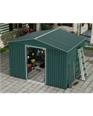 CASETA DE METAL | PUERTAS CORREDERAS 304.5X243X214.5CM (7.4M2) VERDE SUNGAR