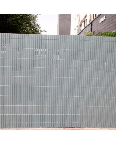 CAÑIZO PLÁSTICO DOBLE CARA 1.5X3 METROS GRIS CLARO SUNGARDEN