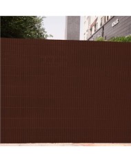 CAÑIZO PLÁSTICO DOBLE CARA 1.5X3 METROS MARRON OSCURO SUNGARDEN