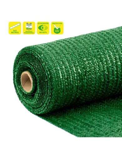 MALLA DE SOMBREO VERDE 4X5 METROS SUNGARDEN