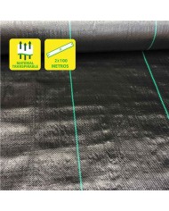 MALLA ANTIHIERBAS NEGRA 100GR 2X100M SUNGARDEN