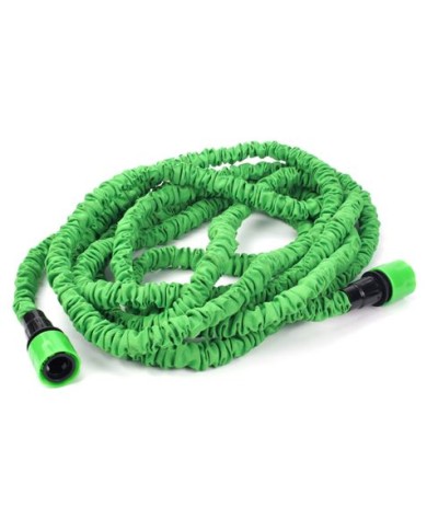 MANGUERA EXTENSIBLE 10 M + PISTOLA 7 CHORROS SAURIUM