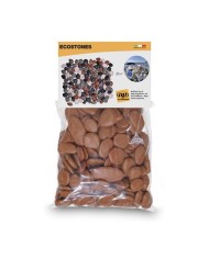 PIEDRAS DECORATIVAS JARDIN EN POLIPROPILENO REGENERADO 1KG TERRACOTA ARTPLA