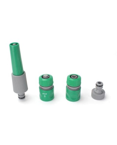 SET 4 ACOPLES PARA MANGUERA 1/2 MADER