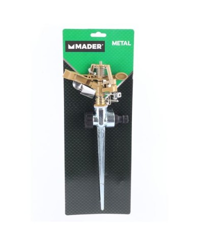 ASPERSOR DE RIEGO METÁLICO 360º 3/4 MADER