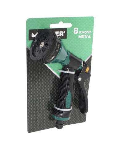 PISTOLA DE RIEGO METAL 8 FUNCIONES MADER