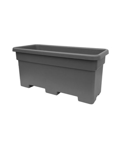 JARDINERA MAXI RECTANGULAR 60CM ANTRACITA ARTPLAST