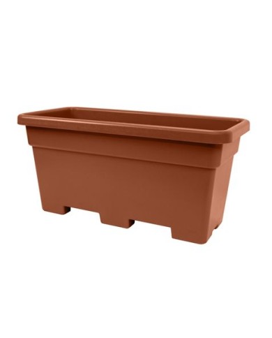 JARDINERA MAXI RECTANGULAR 80CM TERRACOTA ARTPLAST