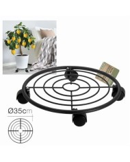 SOPORTE PARA MACETAS CON RUEDAS 35CM DIAMETRO