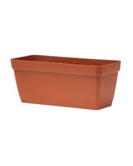 MACETA RECTANGULAR 40CM TERRACOTA CON DEPOSITO DE AGUA ARTPLAST