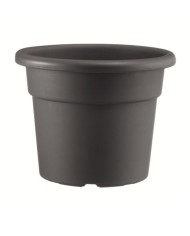 MACETA REDONDA DIAMETRO 30CM ANTRACITA ARTPLAST