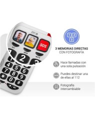 TELEFONO FIJO TECLAS XXL 3295B BLANCO SPC