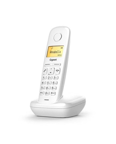 TELÉFONO DECT GIGASET A170 BLANCO | LCD 1.5 | FUNCION ALARMA