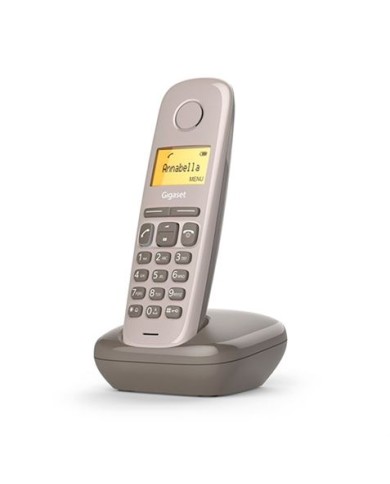TELÉFONO DECT GIGASET A170 MARRON | LCD 1.5 | FUNCION ALARMA