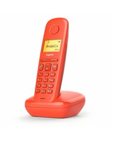 TELÉFONO DECT GIGASET A170 ROJO | LCD 1.5 | FUNCION ALARMA