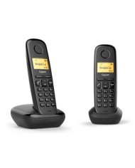TELEFONO FIJO INALAMBRICO A270 DUO NEGRO GIGASET