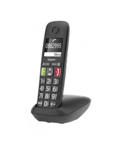 TELEFONO FIJO INALAMBRICO E290 TECLAS GRANDES NEGRO GIGASET