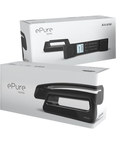 TELEFONO FIJO INALAMBRICO EPURE ICONIC NEGRO ALCATEL