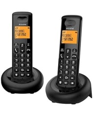 TELEFONO INALAMBRICO E160 DUO NEGRO ALCATEL