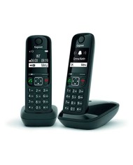 TELEFONO INALAMBRICO GIGASET AS690 DUO NEGRO