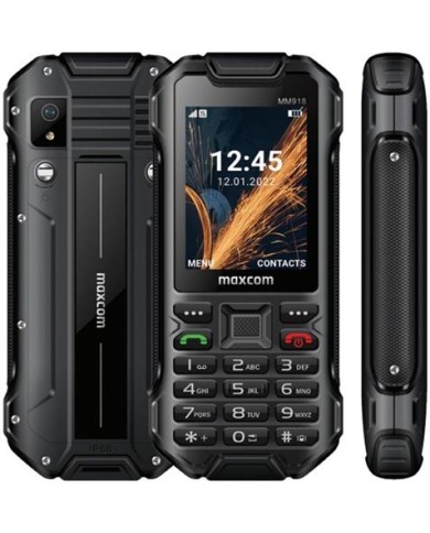 TELEFONO MOVIL RUGERIZADO STRONG MM918 NEGRO MAXCOM